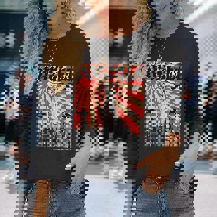 面白い犬 ウィペット 長袖Tシャツ 彼女への贈り物