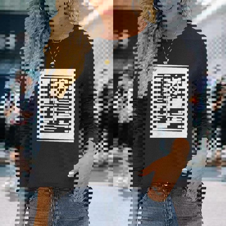 韓国国章 ハングル 長袖Tシャツ 彼女への贈り物