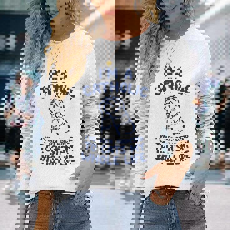 Cat Lovers I Love Cats The End ユニセックス リラックスtシャツ 長袖Tシャツ 彼女への贈り物