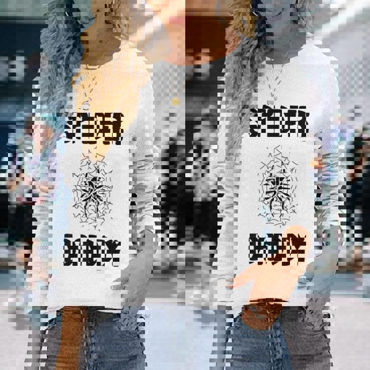 Small Cutepider Man Quotepider Daddy 長袖Tシャツ 彼女への贈り物