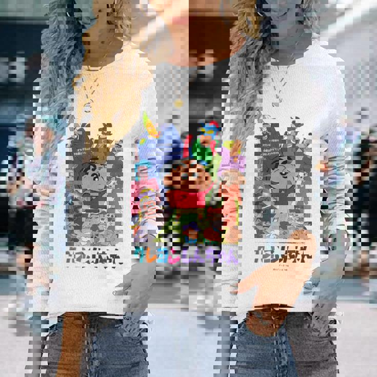 【映画】クレヨンしんちゃん アクション仮面vsハイグレ魔王 ポスター 長袖Tシャツ 彼女への贈り物