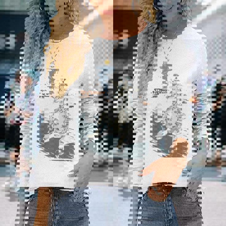 おもしろい 喫煙 キリン ビール キリン スモーカー 長袖Tシャツ 彼女への贈り物