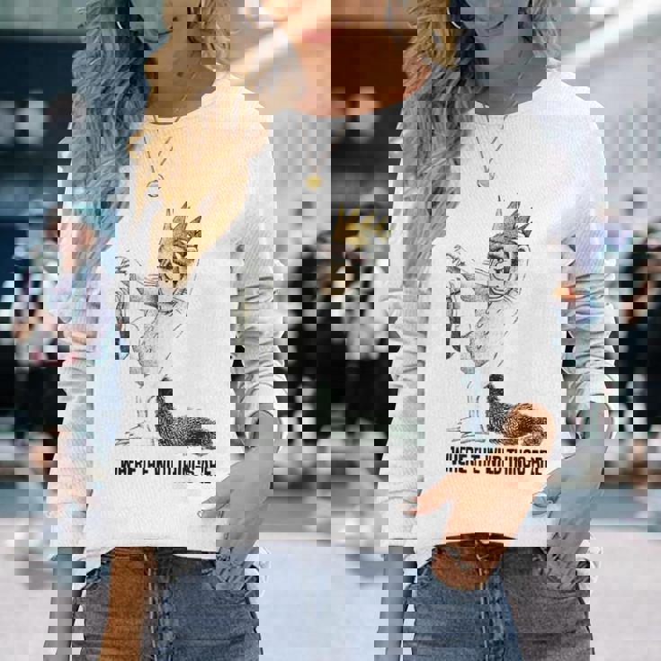 かいじゅうたちのいるところマックス・ダンス 長袖Tシャツ 彼女への贈り物