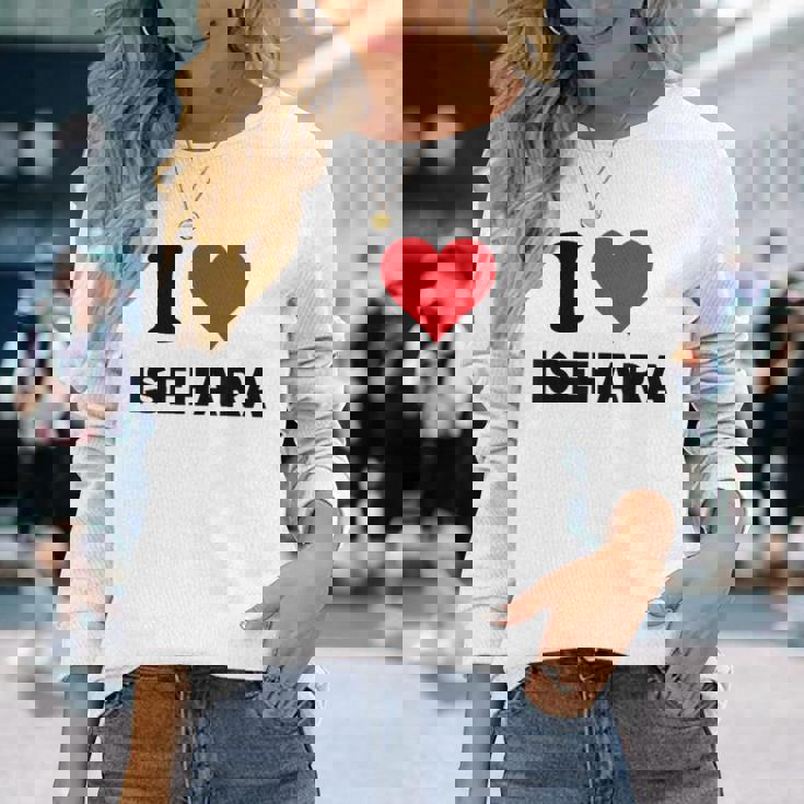 アイハート 伊勢原 Japan Love 日本土産 長袖Tシャツ 彼女への贈り物