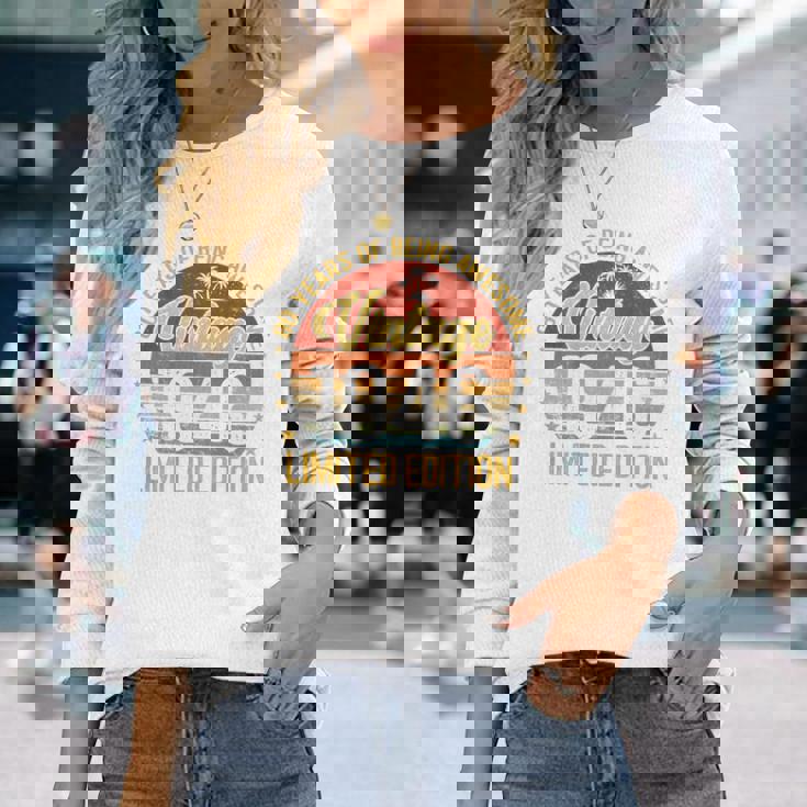 オンバック レトロヴィンテージ 1946年3月 80歳 80歳の誕生日 長袖Tシャツ 彼女への贈り物