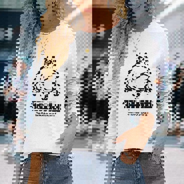 カエル ベルツノガエル メンズ レディース キッズ かわいい 蛙好き 長袖tシャツ 長袖Tシャツ 彼女への贈り物