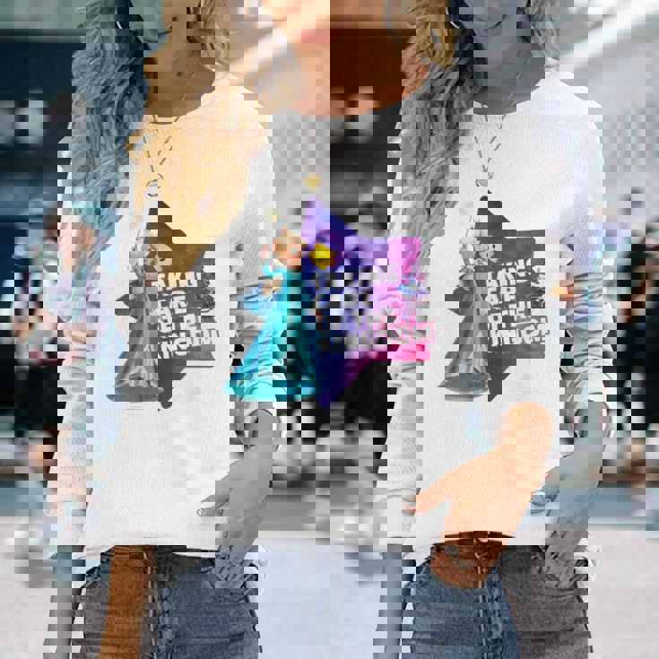 ザ・スーパーマリオギャラクシー・ムービー Rosalina Taking Care 長袖Tシャツ 彼女への贈り物