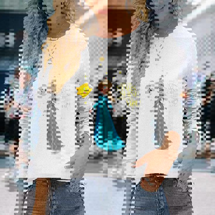 ザ・スーパーマリオギャラクシー・ムービー Rosalinatarhine 長袖Tシャツ 彼女への贈り物