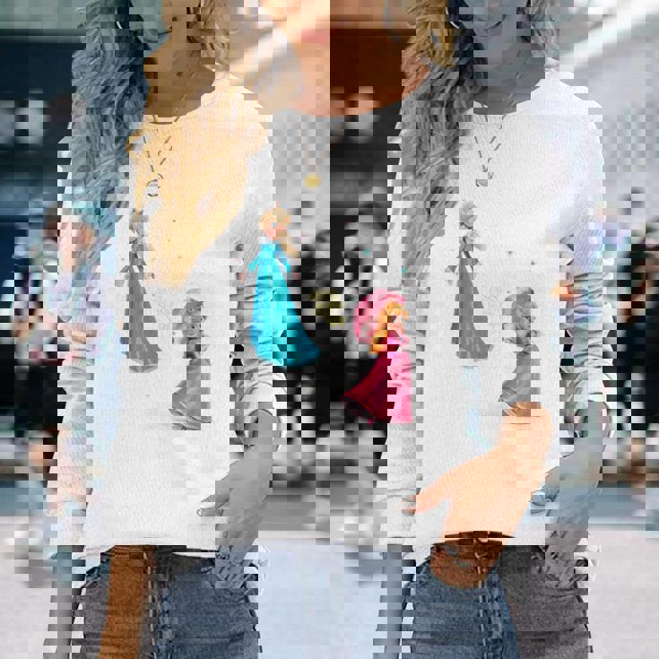 ザ・スーパーマリオギャラクシー・ムービーtarry Princess Duo 長袖Tシャツ 彼女への贈り物