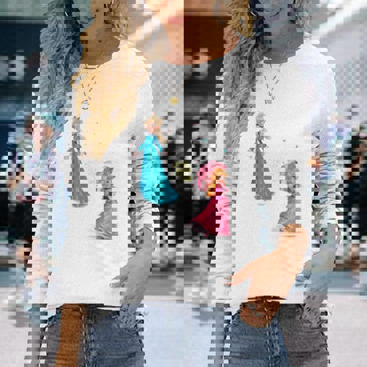 ザ・スーパーマリオギャラクシー・ムービーtarry Princess Duo 長袖tシャツ 長袖Tシャツ 彼女への贈り物