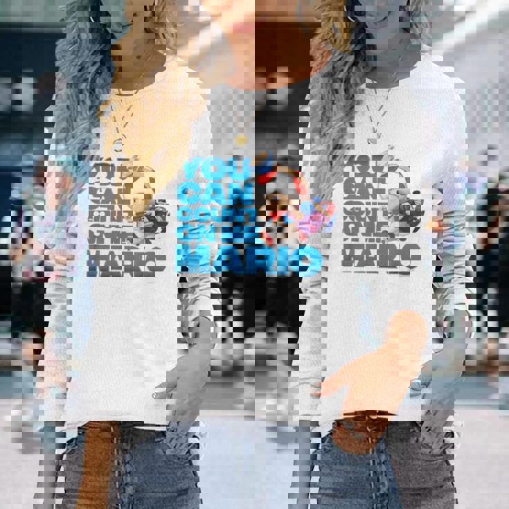 ザ・スーパーマリオギャラクシー・ムービーtoad Count On Me In Thetars 長袖Tシャツ 彼女への贈り物