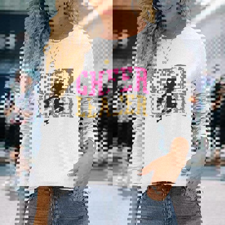 チア チアリーディング チアリーダー 長袖tシャツ 長袖Tシャツ 彼女への贈り物