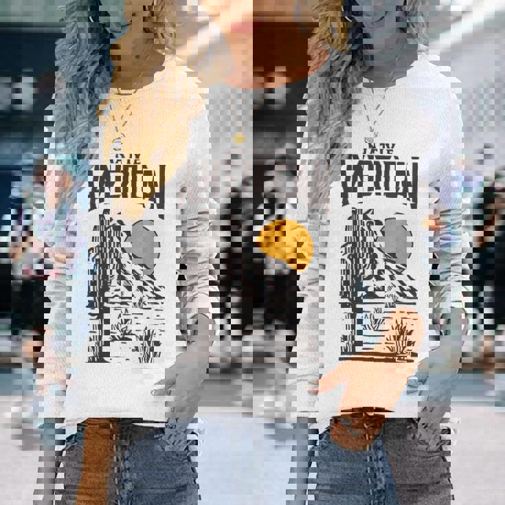 ネイティブアメリカン I 先住民 I ネイティブアメリカン 長袖Tシャツ 彼女への贈り物