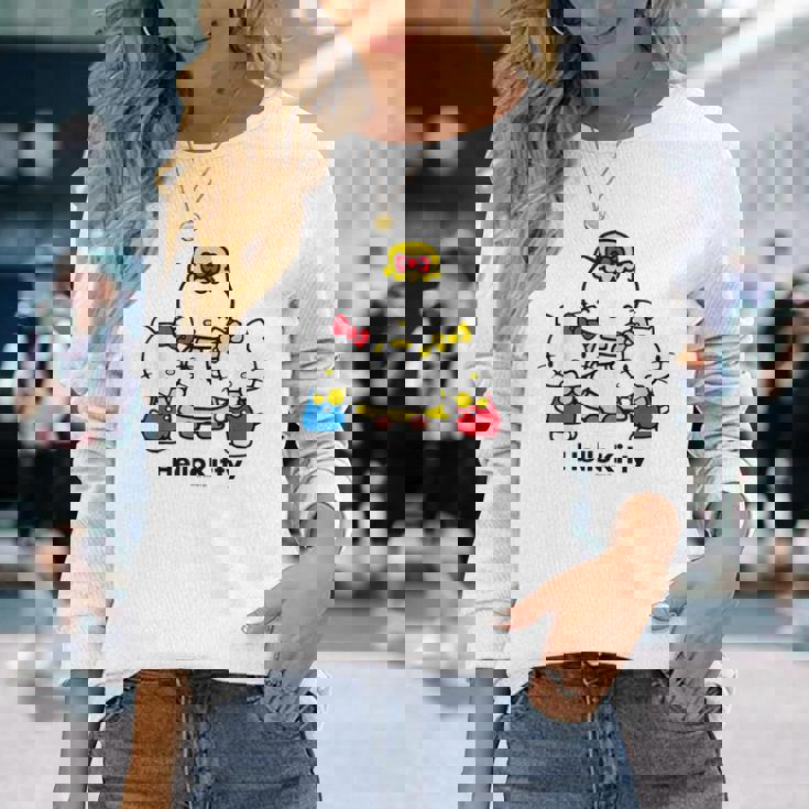 ハローキティ Usデザイン かぞく 長袖Tシャツ 彼女への贈り物