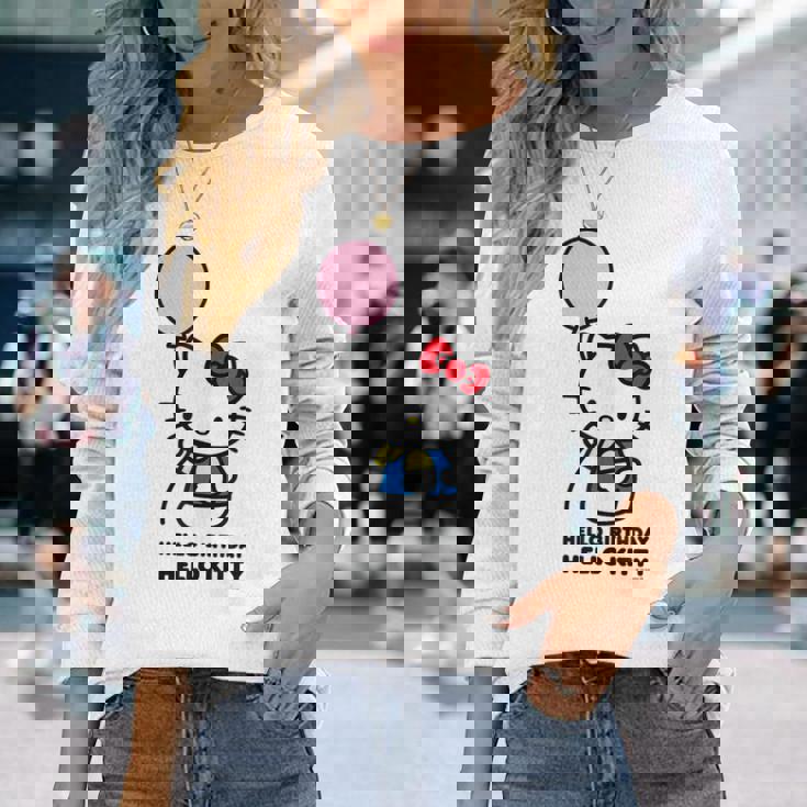 ハローキティ バルーン 長袖Tシャツ 彼女への贈り物