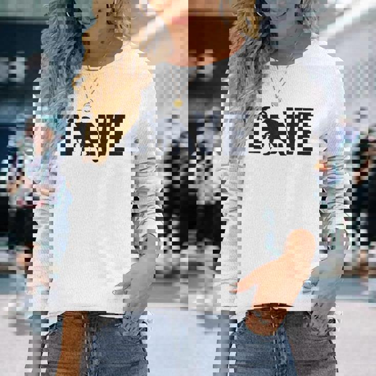 パラサウロロフス ラブ恐竜 ハドロサウルダエ パラサウロロフス 長袖Tシャツ 彼女への贈り物