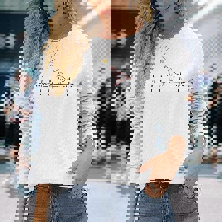 パルクールハートビートパルクールトレーサートレーニングパルクール 長袖Tシャツ 彼女への贈り物