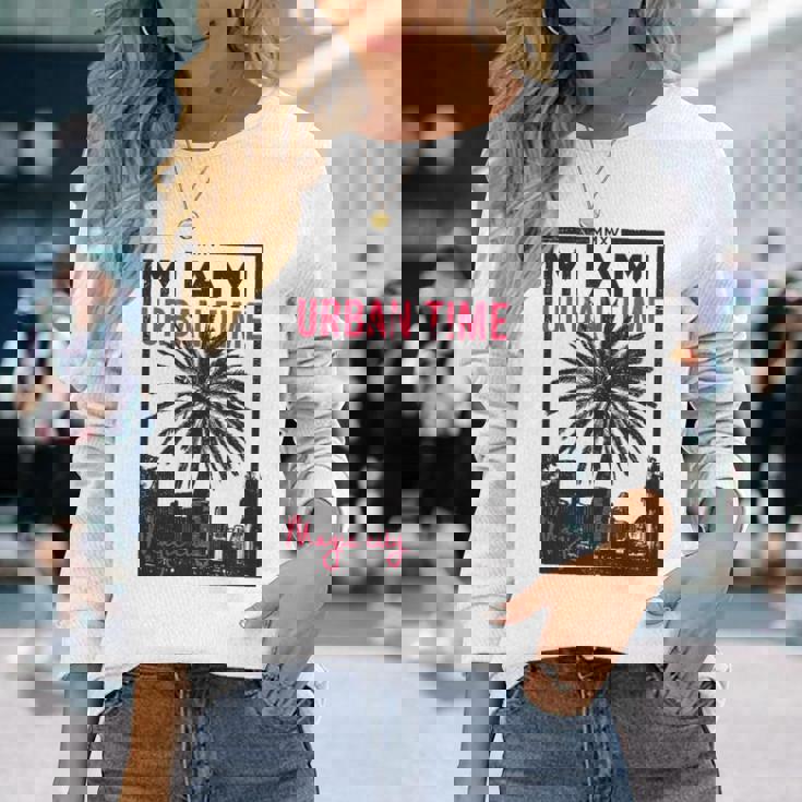 マイアミマジックシティビーチシャツ フロリダ愛好家向け 長袖tシャツ 長袖Tシャツ 彼女への贈り物