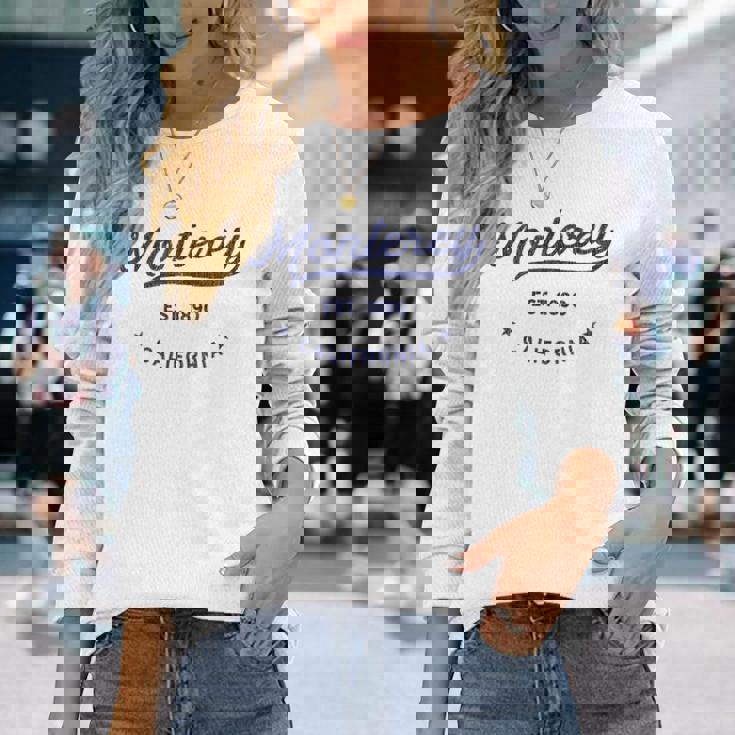 モントレー カリフォルニア クール 旅行 お土産 ヴィンテージ モントレー 長袖Tシャツ 彼女への贈り物