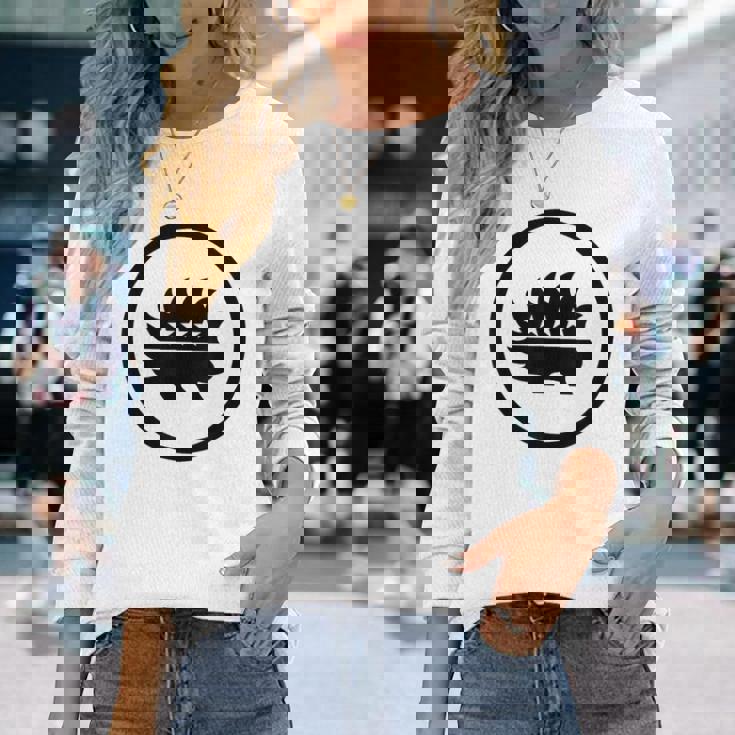 リバタリアンポーパイン リバタリアンパーティー ブラック 長袖Tシャツ 彼女への贈り物