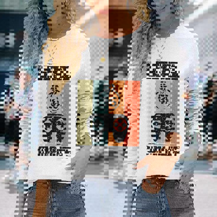 レベル 36 コンプリート 36Th 面白い 結婚記念日 カップル向け 長袖Tシャツ 彼女への贈り物