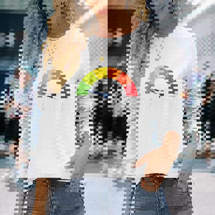 低コルチゾールレベルミーム 長袖Tシャツ 彼女への贈り物