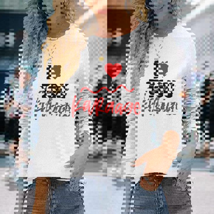 唐揚げ大好き 長袖Tシャツ 彼女への贈り物