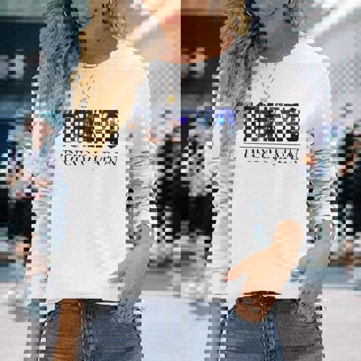 東京ジャパン メンズ レディース シティデザイン 長袖Tシャツ 彼女への贈り物