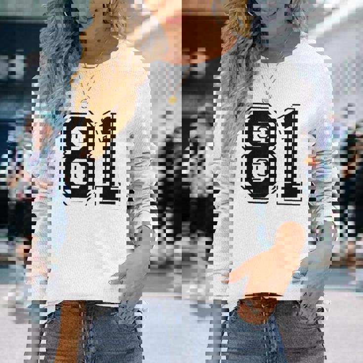 番号 81 長袖Tシャツ 彼女への贈り物