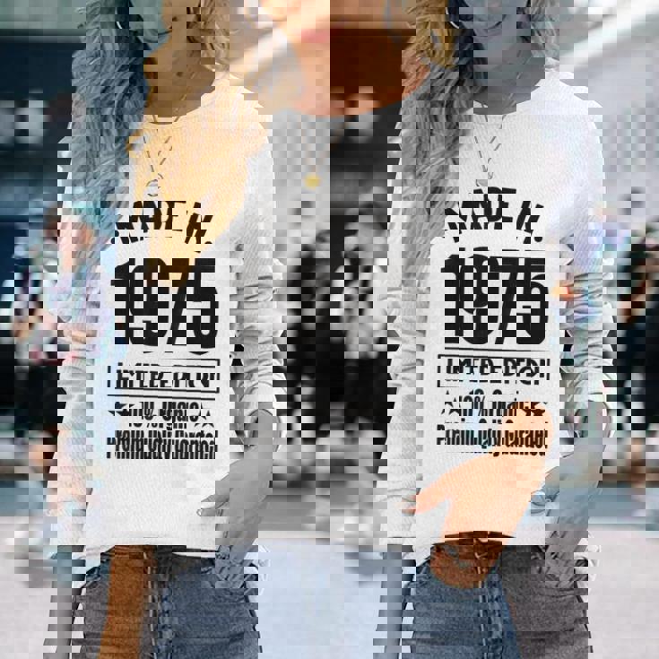 限定版 1975年 誕生日 1975年 1975年生まれ 長袖Tシャツ 彼女への贈り物