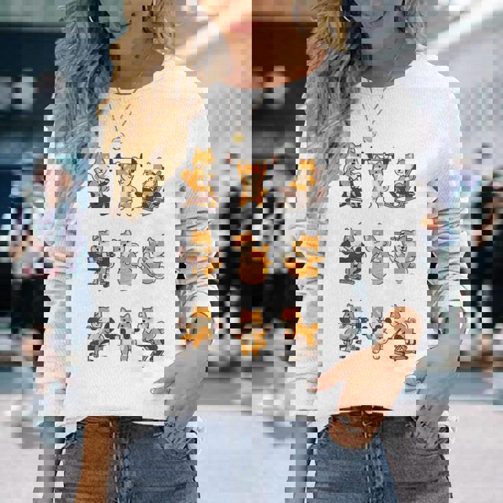 面白いtシャツ 柴犬 筋トレ ジム イヌ グッズ かわいい おもしろ 面白い 服 ネタ おもしろtシャツ 長袖Tシャツ 彼女への贈り物