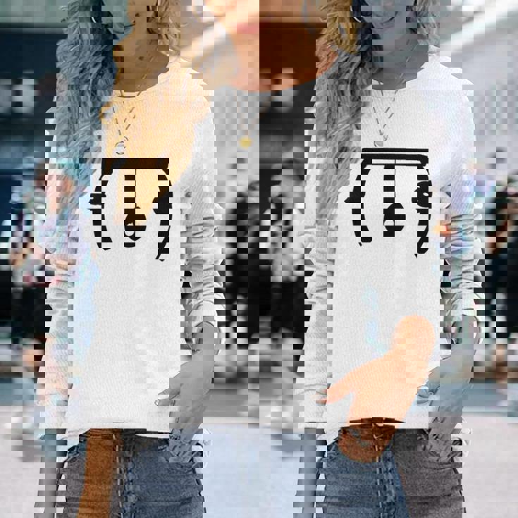 龍体文字【む】効果：回復力up。手書き 筆文字 開運グッズ 運気アップ 縁起物 お守り ラッキー スピリチュアル 長袖Tシャツ 彼女への贈り物