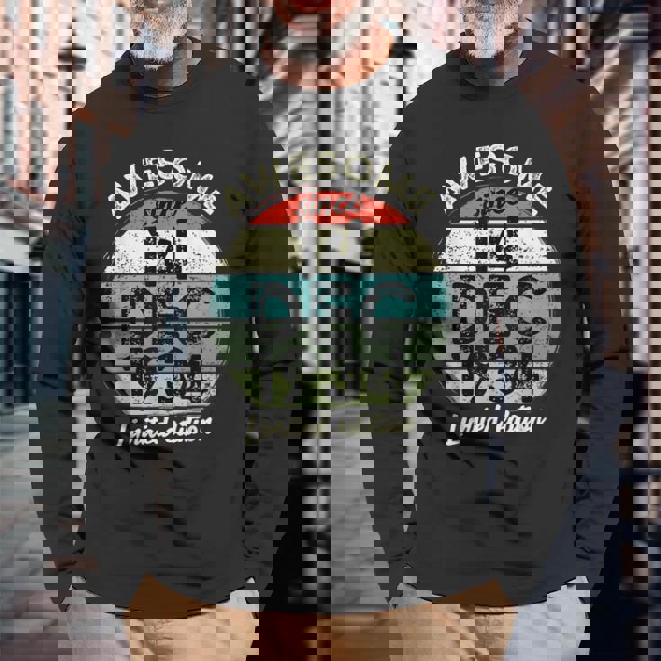 1934年12月14日 90歳の誕生日 90歳 2024年 誕生日 長袖Tシャツ 高齢者への贈り物