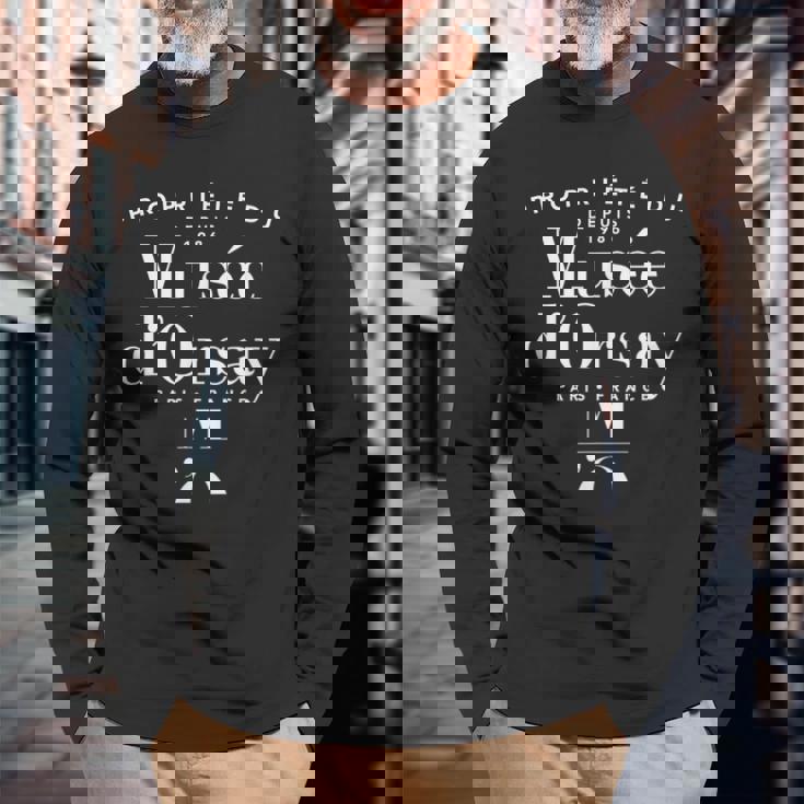 1986年創業、フランス・パリ・オルセー美術館の所有物。 長袖Tシャツ 高齢者への贈り物