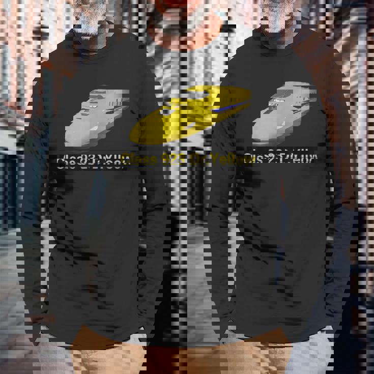 923形ドクターイエローT4３Dクール 長袖Tシャツ 高齢者への贈り物