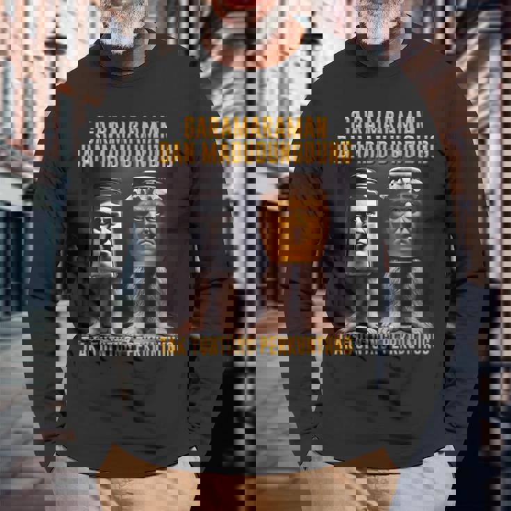 Ai Generate Meme イタリアン ブレイン ガラマラマン マドゥドゥングダン 長袖Tシャツ 高齢者への贈り物