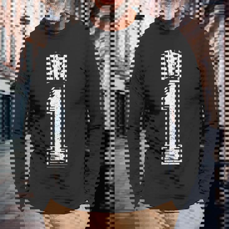 Anaサポーター番号 1番の大ファン 長袖Tシャツ 高齢者への贈り物