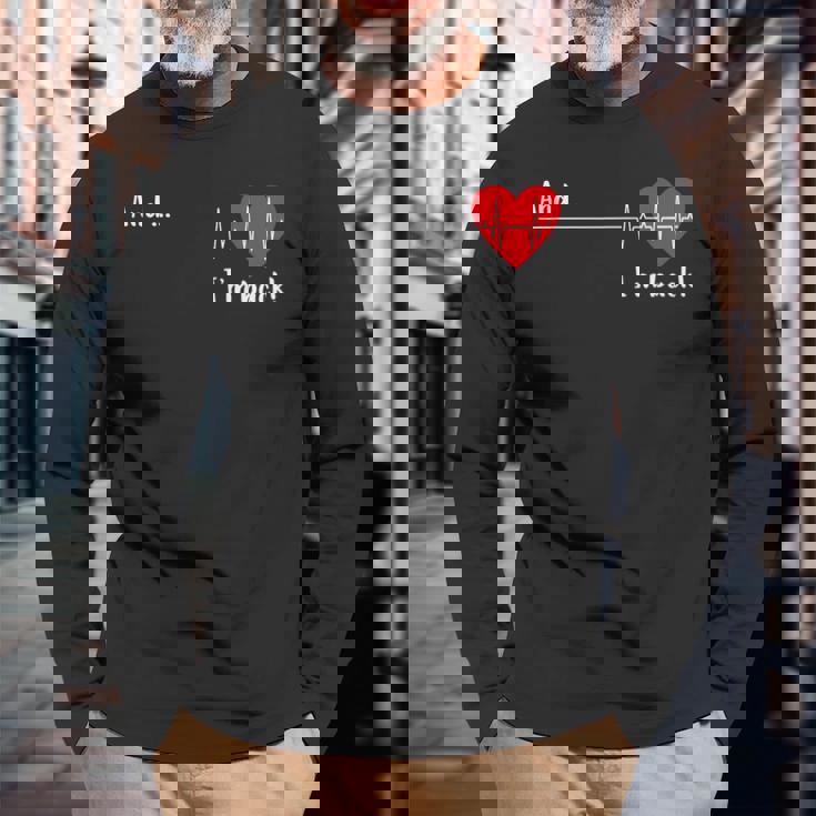 And I'm Back 心臓専門医 心臓サバイバー 心臓病患者 心臓 長袖Tシャツ 高齢者への贈り物