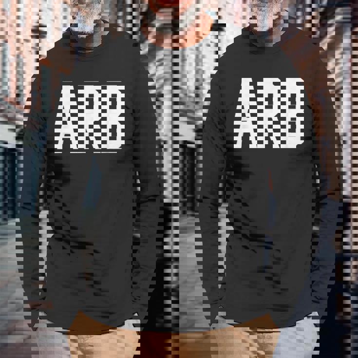 Arb International Airport Code Ann Arbor Michigan Travel 長袖Tシャツ 高齢者への贈り物