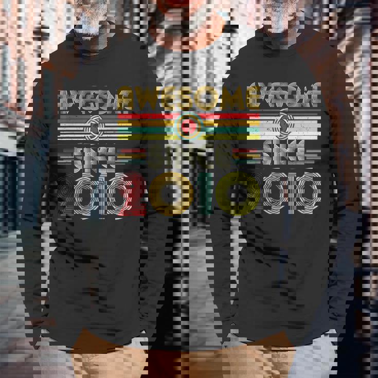 Awesomeince 2010 Classic Year Birth Of Birthdayintage 長袖Tシャツ 高齢者への贈り物