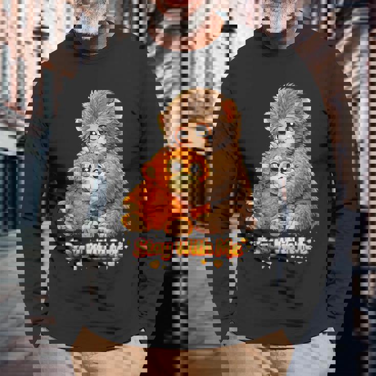 Baby Monkey Named Punchtay With Me パンチ メンズ レディース キッズ 男の子 長袖Tシャツ 高齢者への贈り物