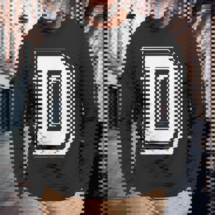 Best Friendshipseven Letters D From Friends 長袖Tシャツ 高齢者への贈り物