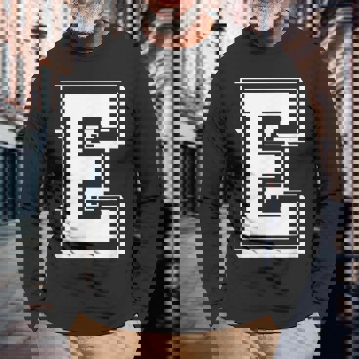 Best Friendshipseven Letters E From Friends 長袖Tシャツ 高齢者への贈り物