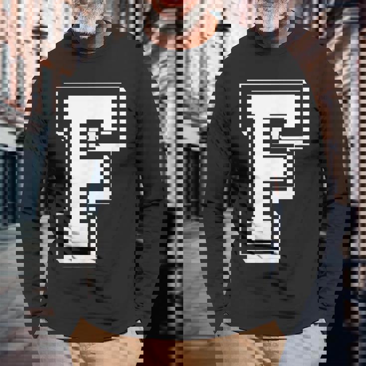 Best Friendshipseven Letters F From Friends 長袖Tシャツ 高齢者への贈り物