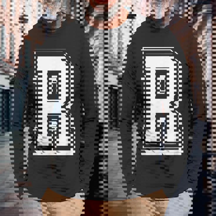 Best Friendshipseven Letters R From Friends 長袖Tシャツ 高齢者への贈り物