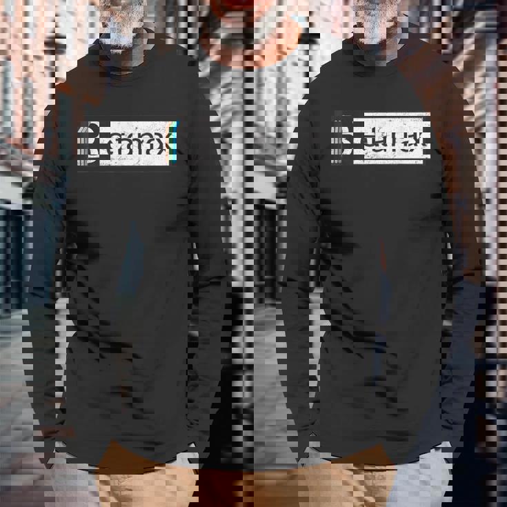 Betamaxideo Homeystemcr ノスタルジア 長袖Tシャツ 高齢者への贈り物