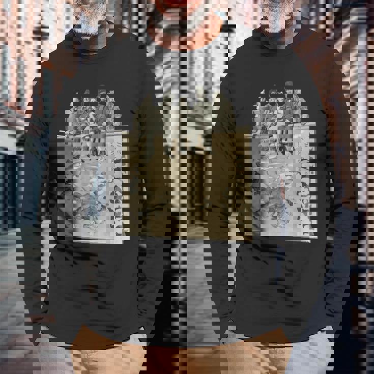 Big Oz Book オズの魔法使い ドロシー・トト ブリキの人 ライオン かかし 長袖Tシャツ 高齢者への贈り物