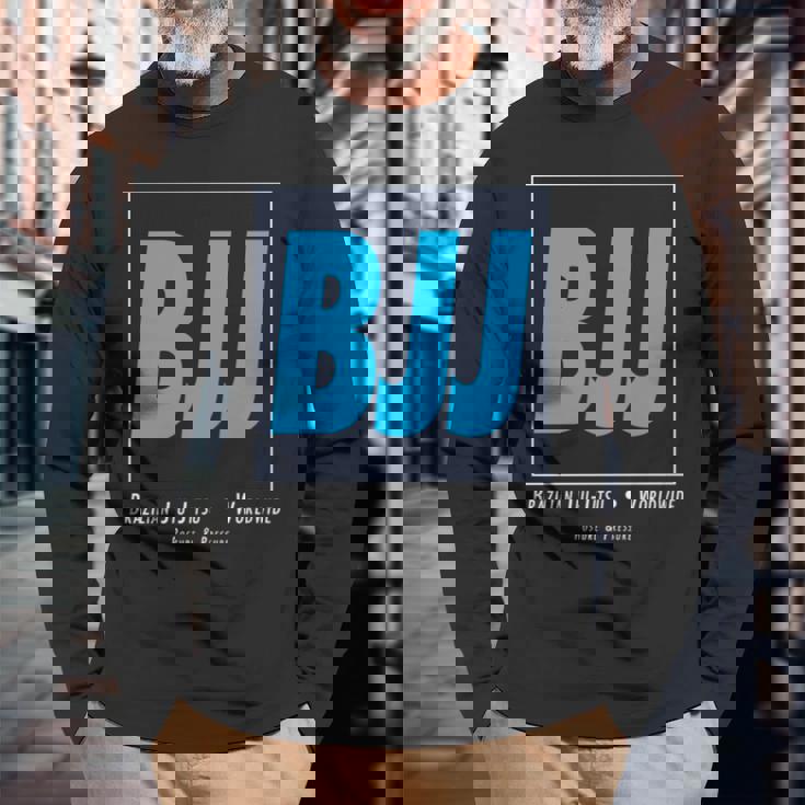 Bjj ブラジリアン柔術アート グラップリング&総合格闘技用 長袖tシャツ 長袖Tシャツ 高齢者への贈り物