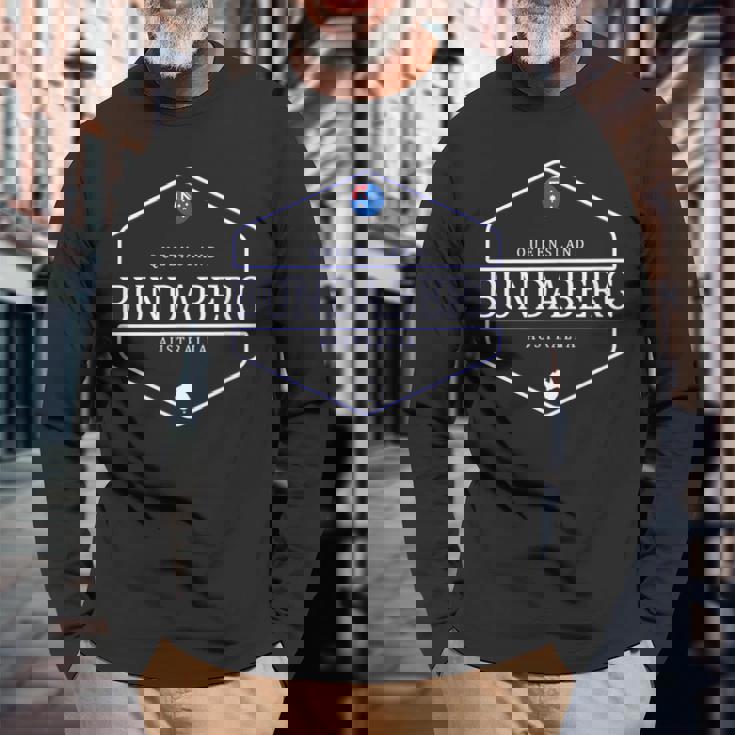 Bundaberg Australia バンダバーグ クイーンズランド オーストラリア 長袖Tシャツ 高齢者への贈り物