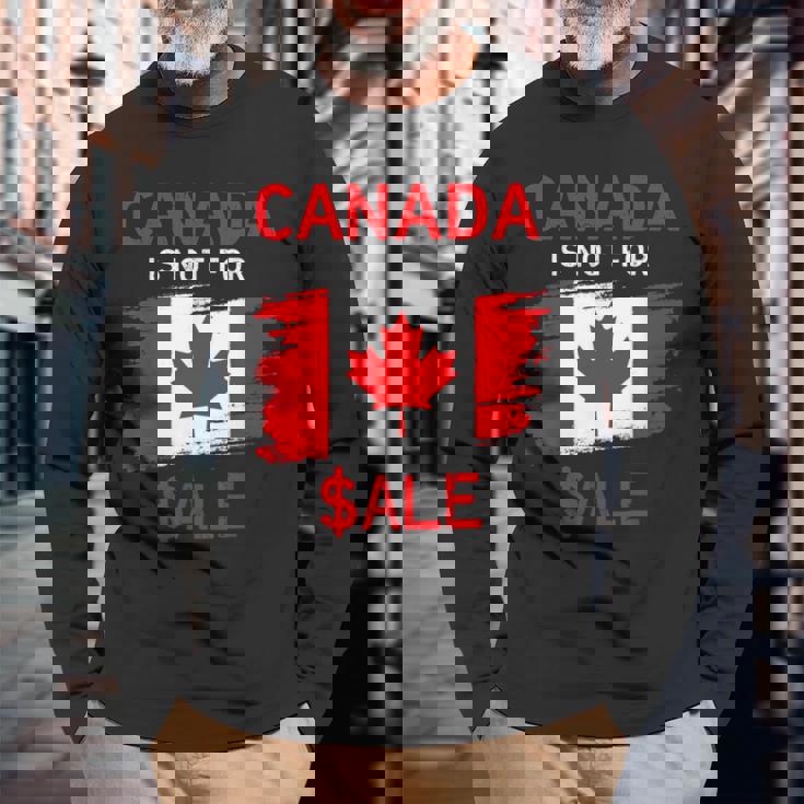 Canada Is Not Forale 長袖Tシャツ 高齢者への贈り物
